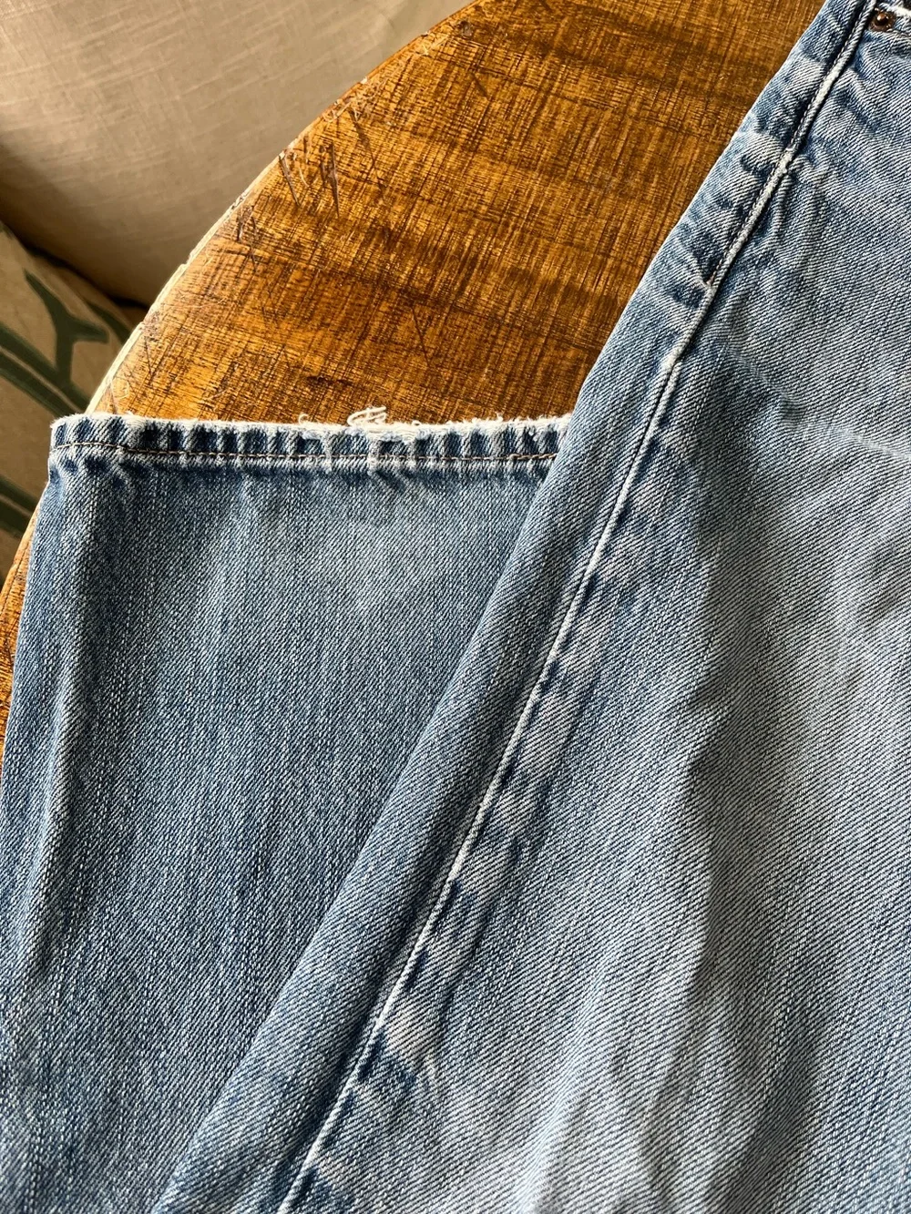 Levi's Men's Light Blue Denim Jeans - Slim Boot 537 Vintage